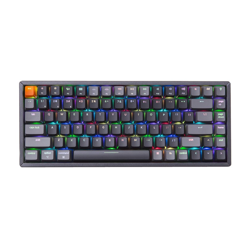 Keychron K2 Wireless Mechanical Keyboard, 75% Layout 84 Key Bluetooth/USB-C