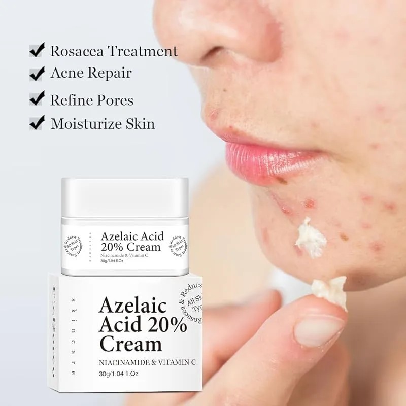 Crema De Ácido Azelaico Al 20%, Suero De Ácido Azelaico
