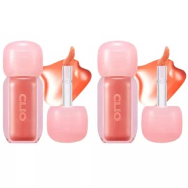 Clio 클리오 볼륨메이트 틴트 글로스 201 허니코팅피치X2개 BNS Clio Volume Mate Tint Gloss 201 Honey Coating Peach X2 pcs BNS