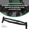 RESFNSE Skateboard Shoulder Carrier Skateboard Carry Strap Adjustable Snowboard Skateboard
