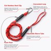 4 Feet Bungee Dock Line with Stainless Steel Clip &