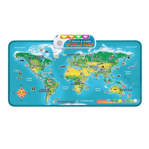 LeapFrog Touch and Learn World Map Medium