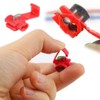 100 Pcs Lock Wire Connectors Blue Quick Splice Connector Terminals