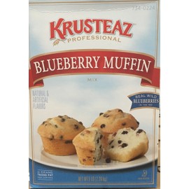 5 Pounds Krusteaz Real Wild Blueberry Muffin Mix, Pack of 1