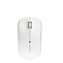 Cherry MW 2200 Compact Laptop Mouse with Nano USB Receiver and Carrying Pouch (White)