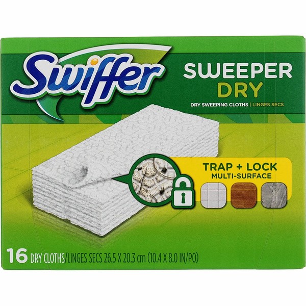 Swiffer Sweeper Dry Sweeping Cloths 16 ea (Pack of 6)