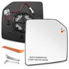 SNEMEEY Compatible with Ford F150 Passenger Side Mirror Glass 2015