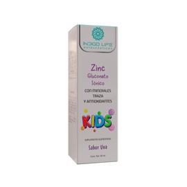 Zinc Ionizado Kids Sabor Uva 30 ml                                                                                                                    
