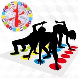 YuanVQuanWee Balance Game, Party Game, Twister Game, Sports, Lack of Exercise, Easy Rules, For Kids, Can Exercise Indoors, For 2 Players, Family, Children's Day, Gift