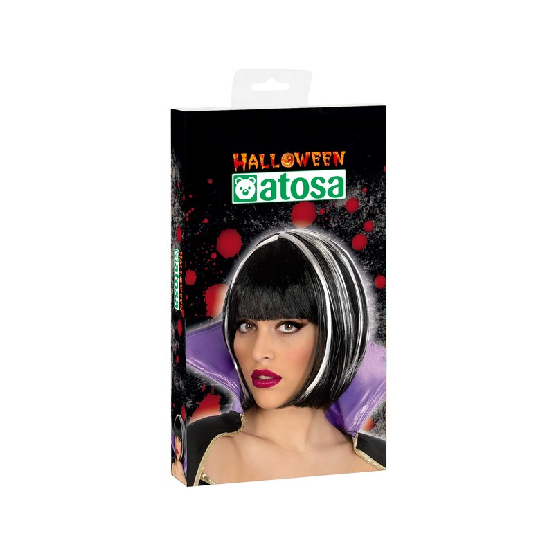 Wig Charleston Black Wick White - Wigs