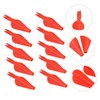 WOONEKY 8mm Plastic Arrow Tails 20 Pcs Integrated Tails Enhance