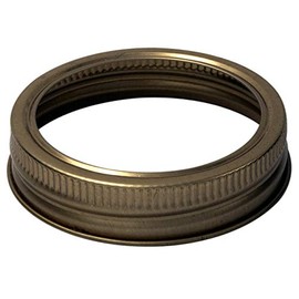 Copper Bands/Rings for Mason, Ball, Canning Jars (10 Pack, Regular Mouth)
