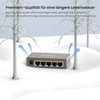 Tenda TEG1005D Gigabit Switch 5-Port Netzwerk Switch LAN Verteiler (Plug-and-Play