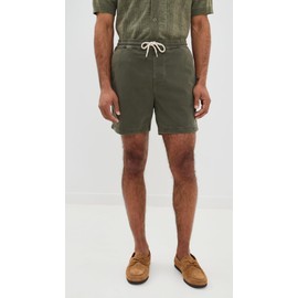NN07 Men's Gregor Pull On Shorts 5.5", Capers, Green, L