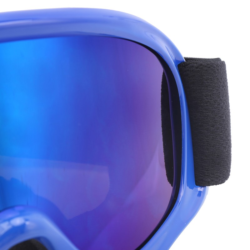Children Ski Doublelayer Antifog Snow Antisnow Blindness Climbing Windproof Glasses(blue