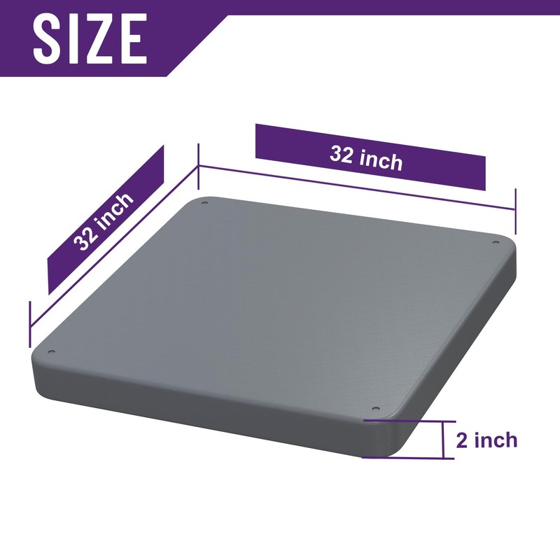 Mxclimate Equipment Pad for HVAC Systems,Ductless Mini Split Air Conditioner,32"x32"x2"