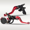 Motorcycle Brake Clutch Pump Lever with Hydraulic Master Cylinder Reservoir