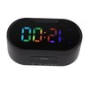 Digital Clock LED Alarm Big Digits Color Display Dimmable Adjustable