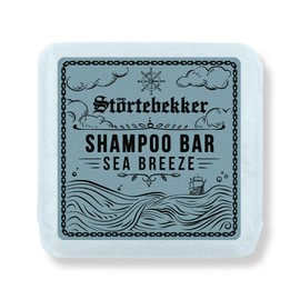 NEU: Störtebekker® Premium Festes Shampoo Sea Breeze - Handgefertigtes, veganes Shampoo für Herren & Damen - Wohlduftende Duschpflege für Haut und Haar - Festes Feuchtigkeits-Shampoo (60g (1er Pack))