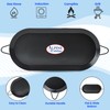 Alpine Cuisine Nonstick Oval Comal Griddle 17.5x8-Inch - Black Carbon