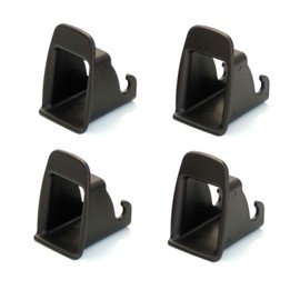 Aiuphing isofix Insertion Aid, Unviersal Mounting Systems for Car Seats, Black (4 Pieces Black)