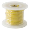 25 Feet Yellow 22 Gauge Solid Hook-Up Wire, Tinned Copper,