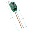 SONKIR Soil pH Meter, MS02 3-in-1 Soil Moisture/Light/pH Tester Gardening