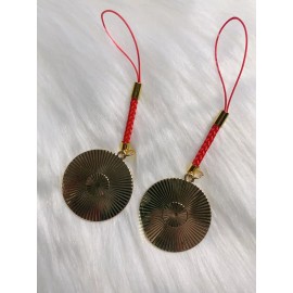 Unbranded Lot 2 Japan Lucky Cat Red Phone Charm Waving Fortune Cat Charm Pendants