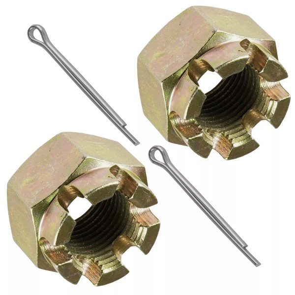 Polaris 2x Rear Axle Castle Nut w/ Pin Polaris Magnum