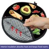 CREATCABIN Tortilla Warmer Pouch 12 Inch Insulated Cloth Pouch for