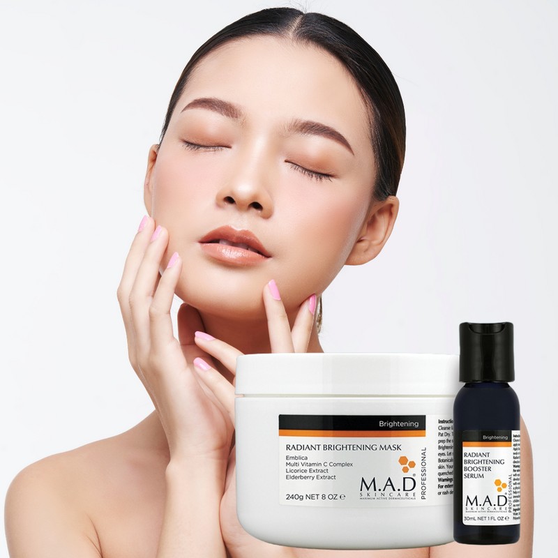Mad Skin Care Radiant Brightening Mask (240g) + Booster Serum