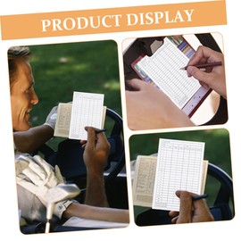 BESPORTBLE 5pcs Portable Golf Scorecards Cards Coated Paper Sports Score Cards for Golf