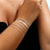 Silver Bracelets for Women Trendy, Sterling Silver Plated Paperclip Bead