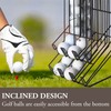 MyGift 60 Capacity Golf Ball Basket Holder - Matte Black