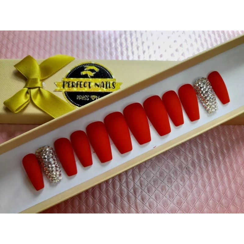 Perfect Nails Press On Uñas Press On San Valentin Calidad