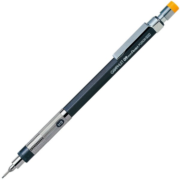 Pentel Mechanical Pencil, Graphlet, for Draft, 0.9mm (PG509-GD)