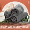 HomeBurg CORE 10-Piece Cotton Washcloths for Bathroom and Kitchen