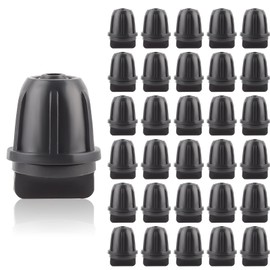 Kalolary 30Pcs 1/4 Inch Drip Irrigation Fittings End Plugs for 6mm Irrigation Tubing, Drip Line Goof Plug Connectors for Sprinkler Garden Lawn System