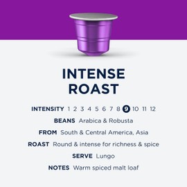 CafePod Coffee Pods Nespresso Compatible Intense Roast 60 Aluminium Capsules