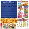 Mewise Monthly Calendar Pocket Chart Classroom,Mont