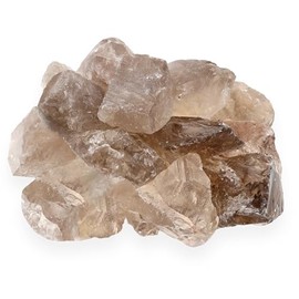 Lebensquelle Plus Rauchquarz Wassersteine | 100% naturbelassene Rohsteine | 300g Lebensquelle Plus