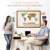 Travelization XL Scratch Off Map of The World with Flags