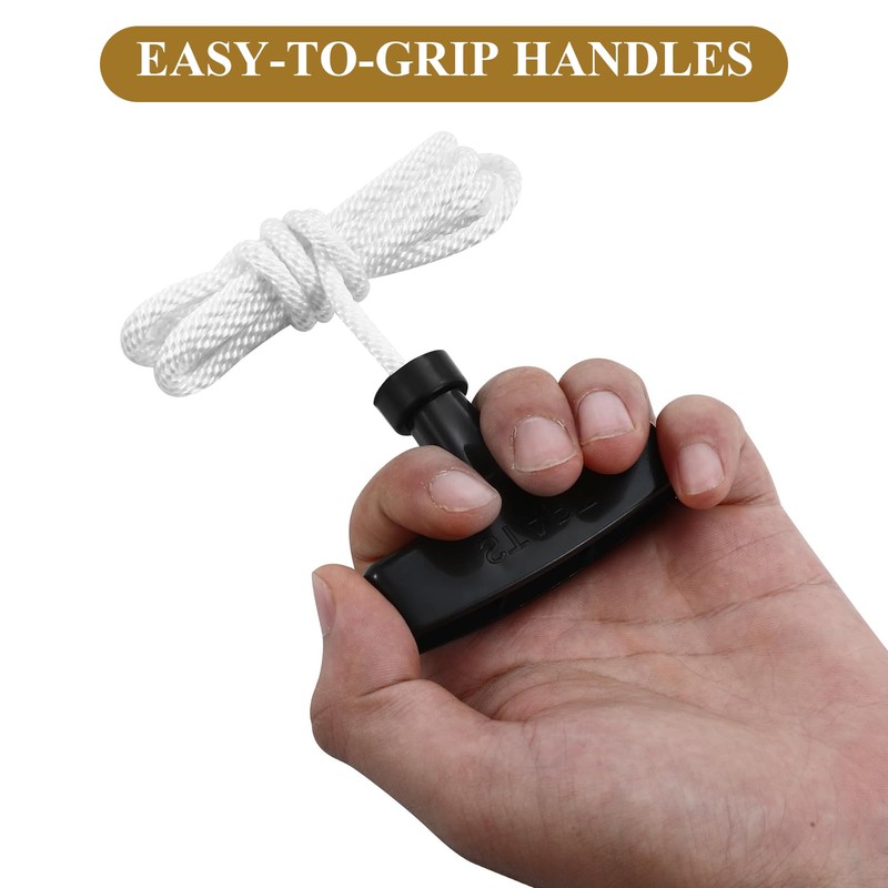 MAEZOE 4pcs Lawn Mower Pull Cord with T-Handle, Universal Pull