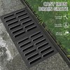 10x10 Cast Iron Drain Grate,B125 Square Outdoor Metal Grate for