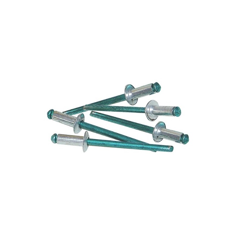 C.K T3819A 612 Aluminium Rivets, Silver, 4.8 x 9 mm