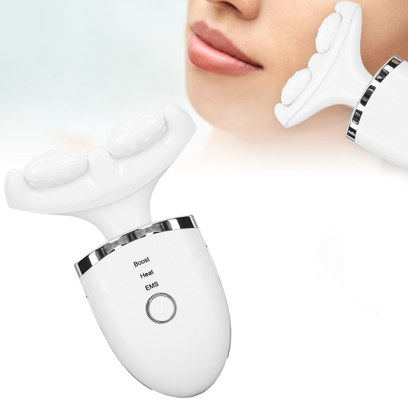 Firming Wrinkle Removal Massger for Neck Face Color LED Heating