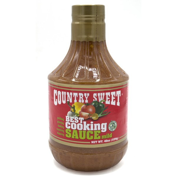 Country Sweet Sauce - Premium Cooking and Finishing Sauce (Mild, 40 ounces)