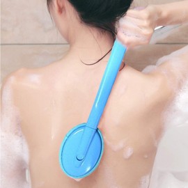 Easy Body Lotion Applicator Back Cleaner for Shower, 2 Pc Long Handled Back Lotion Applicators Lotion Brush for Back, Cream Back Moisturizer Sunscreen Applicator, Shower Body Wash Brush for Men& Women