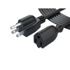 12Ft Power Extension Cord Cable Extender - 18AWG NEMA 5-15P
