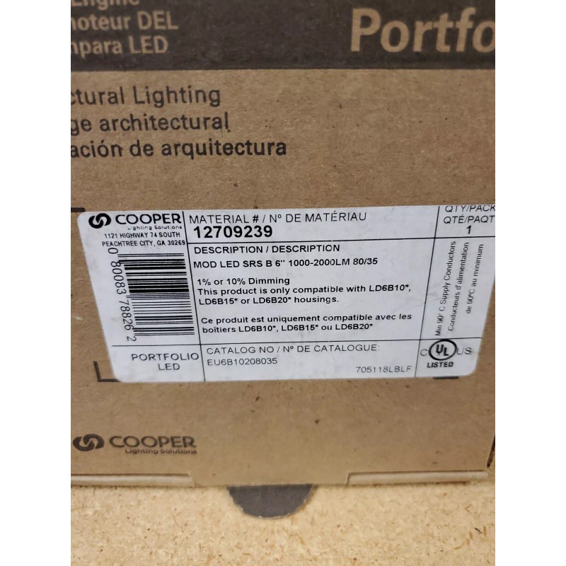 Cooper Lighting EU6B10208035 Cooper Lighting LED Module 3500k